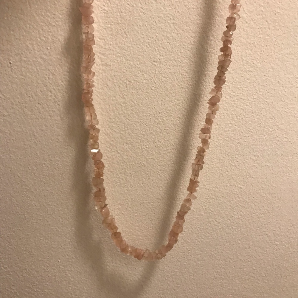 Rose Quartz Crystal Necklace